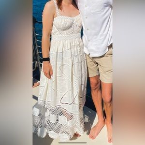 Ulla johnson White Linen Juno Dress